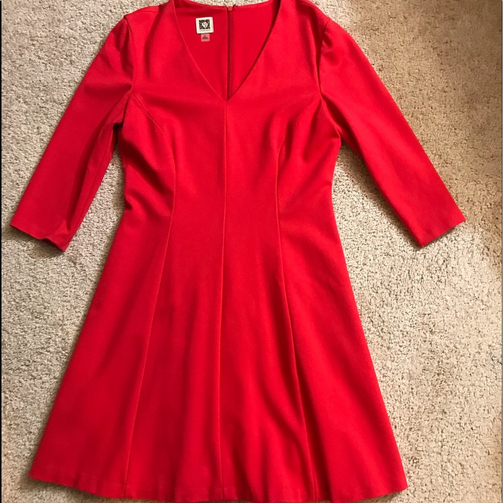 Anne Klein Red Dress